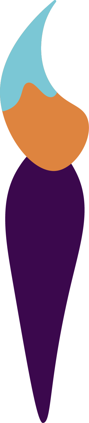Tynd pensel